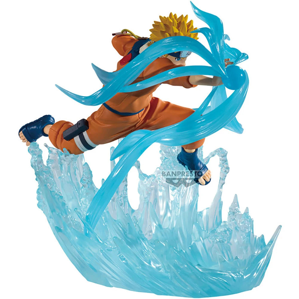 Figura 12cm Bandai Banpresto Edición Combinada Batalla | Figuras de acción originales de Sasuke Uchiha y Naruto Uzumaki en pleno combate. Modelos decorativos perfectos para aficionados y niños.