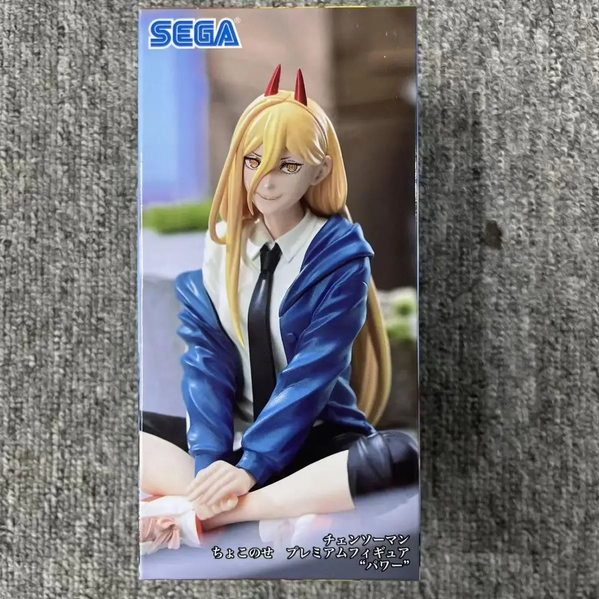 Figura de hombre de motosierra Chokonose Original SEGA PM de 14-15cm | Maquetas de PVC que representan a Power, Denji y Hayakawa Aki. Perfecto como regalo, decoración de escritorio o coleccionable para los fans del anime Chainsaw Man.