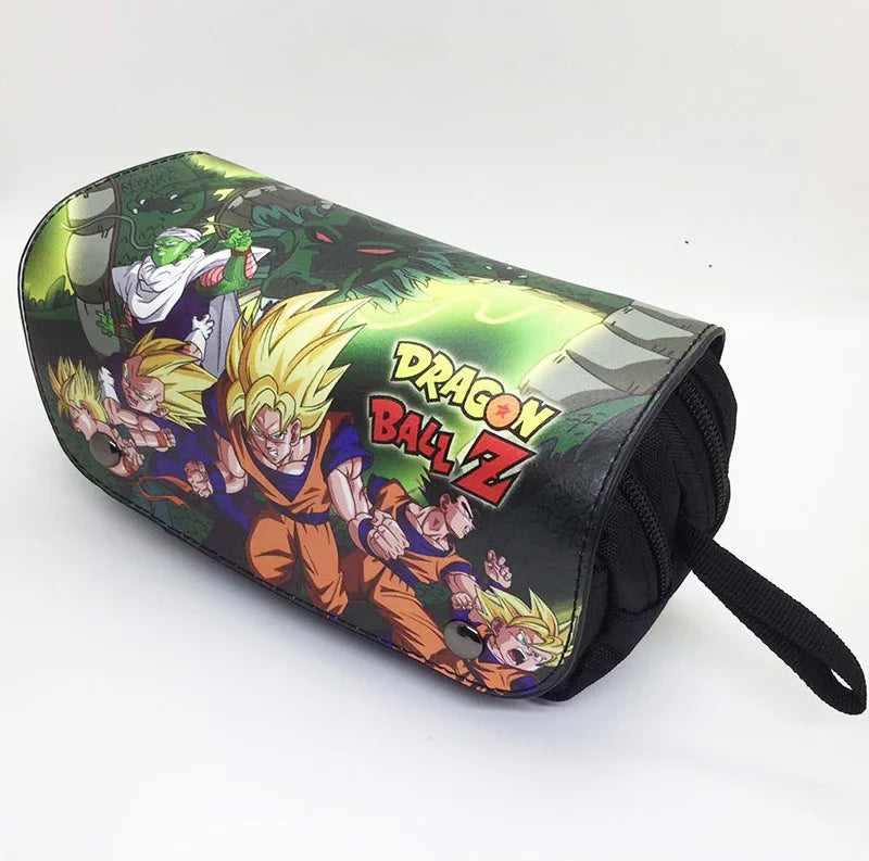 Estuche para lápices Dragon Ball | Estuche de gran capacidad con estampado del personaje DBZ. Ideal para estudiantes, ofrece un amplio espacio de almacenamiento para bolígrafos y accesorios. ¡Imprescindible para los fans de Dragon Ball!