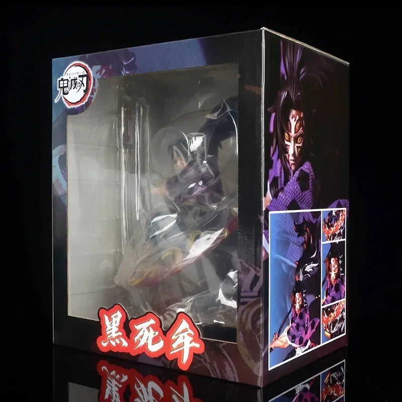 Figuras de Demon Slayer | Figuras que representan a Zenitsu, Kanroji, Akaza, Shinobu, Muichiro, Kyojuro y Kokushibo. Perfectas para decorar un escritorio o estante, estas figuras detalladas son ideales para los fanáticos de Demon Slayer.
