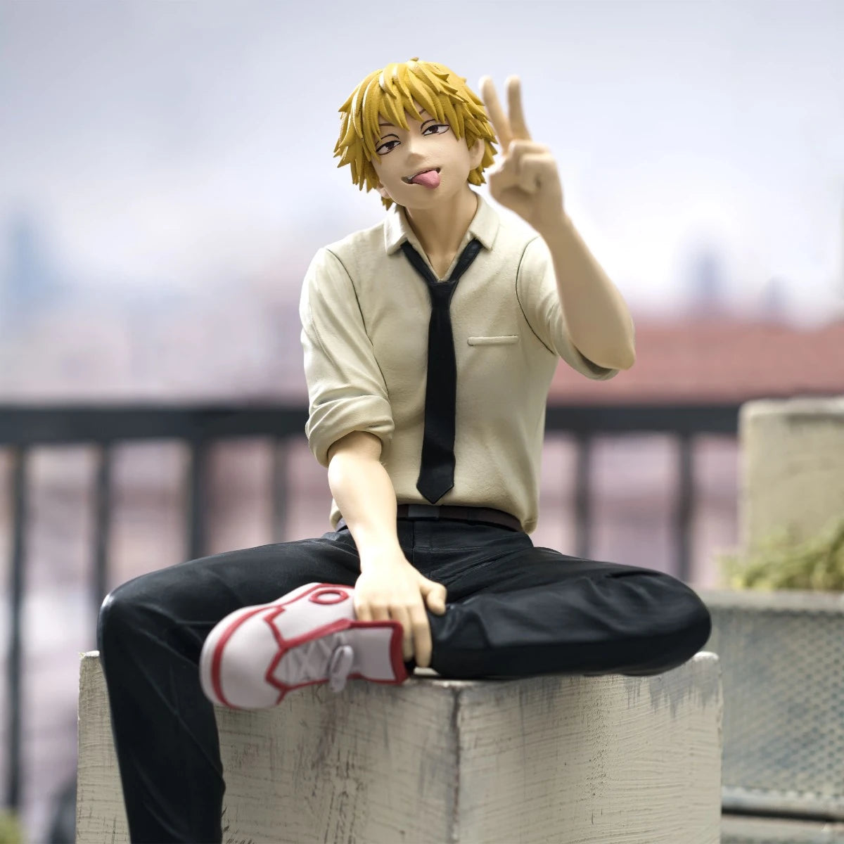 Figura de hombre de motosierra Chokonose Original SEGA PM de 14-15cm | Maquetas de PVC que representan a Power, Denji y Hayakawa Aki. Perfecto como regalo, decoración de escritorio o coleccionable para los fans del anime Chainsaw Man.