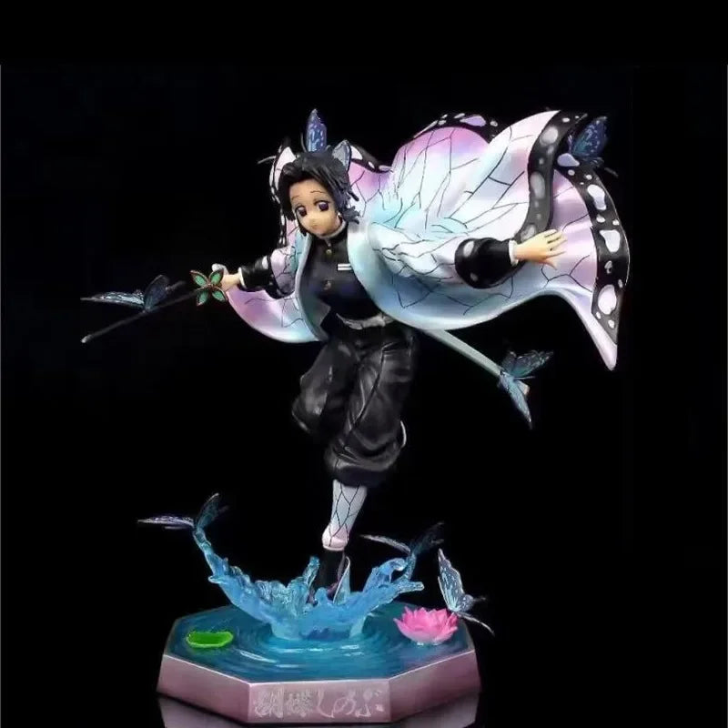Figuras de Demon Slayer | Figuras que representan a Zenitsu, Kanroji, Akaza, Shinobu, Muichiro, Kyojuro y Kokushibo. Perfectas para decorar un escritorio o estante, estas figuras detalladas son ideales para los fanáticos de Demon Slayer.