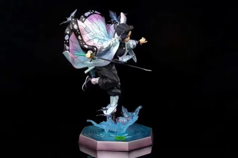 Figuras de Demon Slayer | Figuras que representan a Zenitsu, Kanroji, Akaza, Shinobu, Muichiro, Kyojuro y Kokushibo. Perfectas para decorar un escritorio o estante, estas figuras detalladas son ideales para los fanáticos de Demon Slayer.
