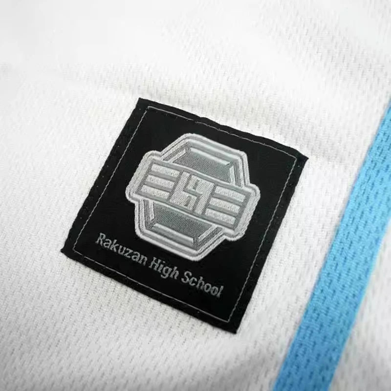 Ensemble de sport Kuroko no Basket Rakuzan | Uniforme de basket Rakuzan inspiré de l'équipe d'Akashi Seijuro. Comprend un t-shirt et un short. Parfait pour le cosplay ou les sports.
