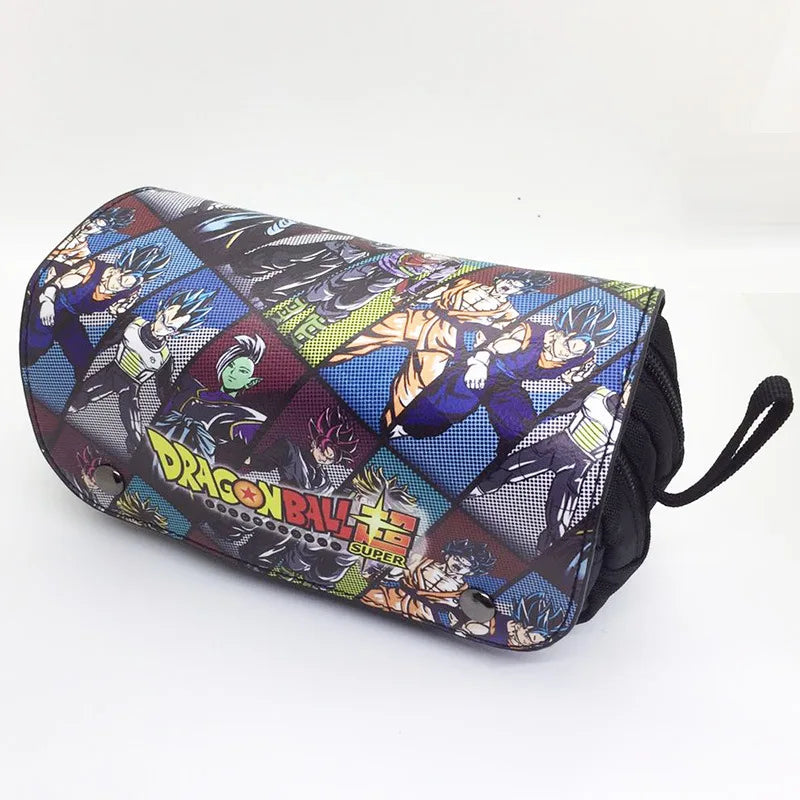 Estuche para lápices Dragon Ball | Estuche de gran capacidad con estampado del personaje DBZ. Ideal para estudiantes, ofrece un amplio espacio de almacenamiento para bolígrafos y accesorios. ¡Imprescindible para los fans de Dragon Ball!