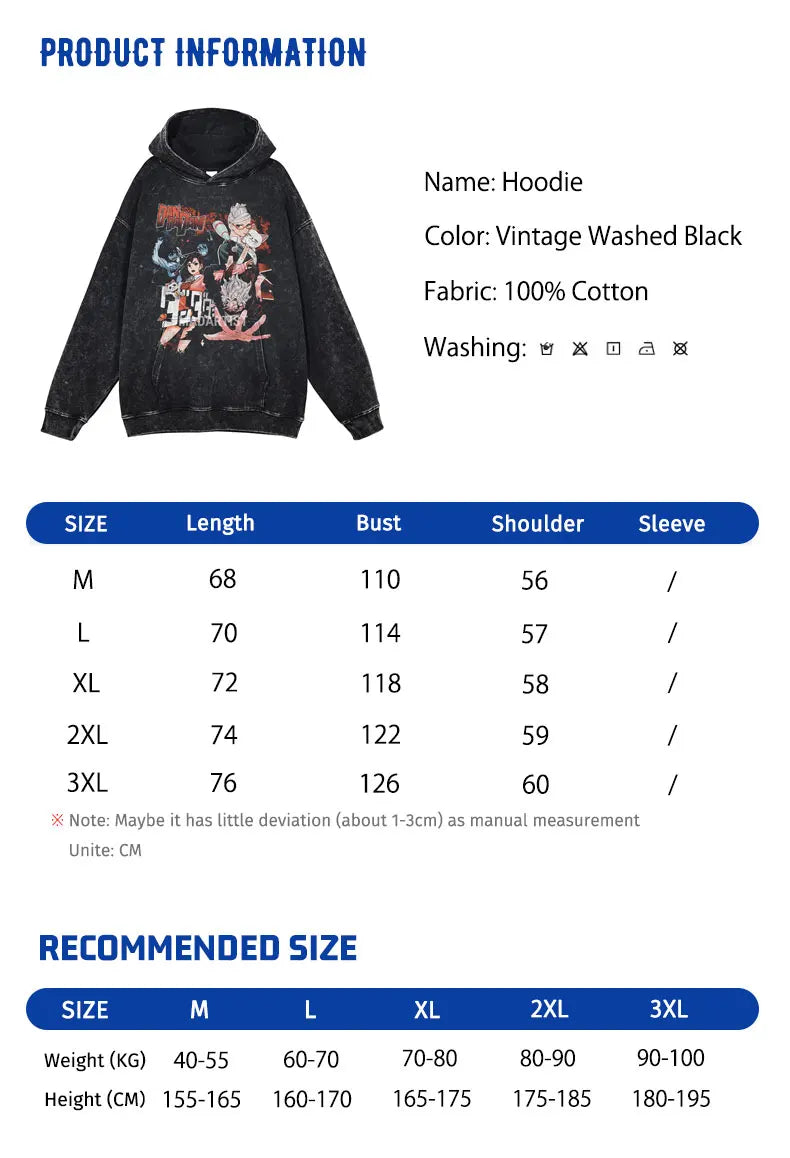 Hoodie vintage lavé inspiré de Dan Da Dan, un incontournable pour les fans du manga. Avec son design oversize et son style streetwear. Confortable et stylé, il est parfait pour les hommes et les femmes qui souhaitent afficher leur amour pour l'anime