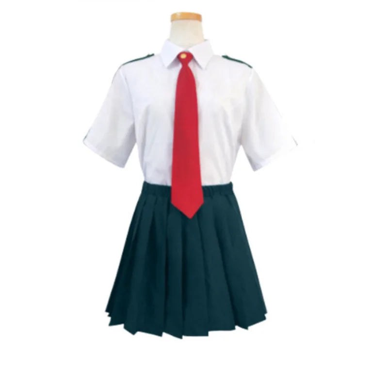 Cosplay completo de UA Hero Academy del uniforme escolar de los héroes del anime. Perfecto para cosplay y eventos como Halloween. Unisex, ideal para los fans de Boku No Hero Academia.