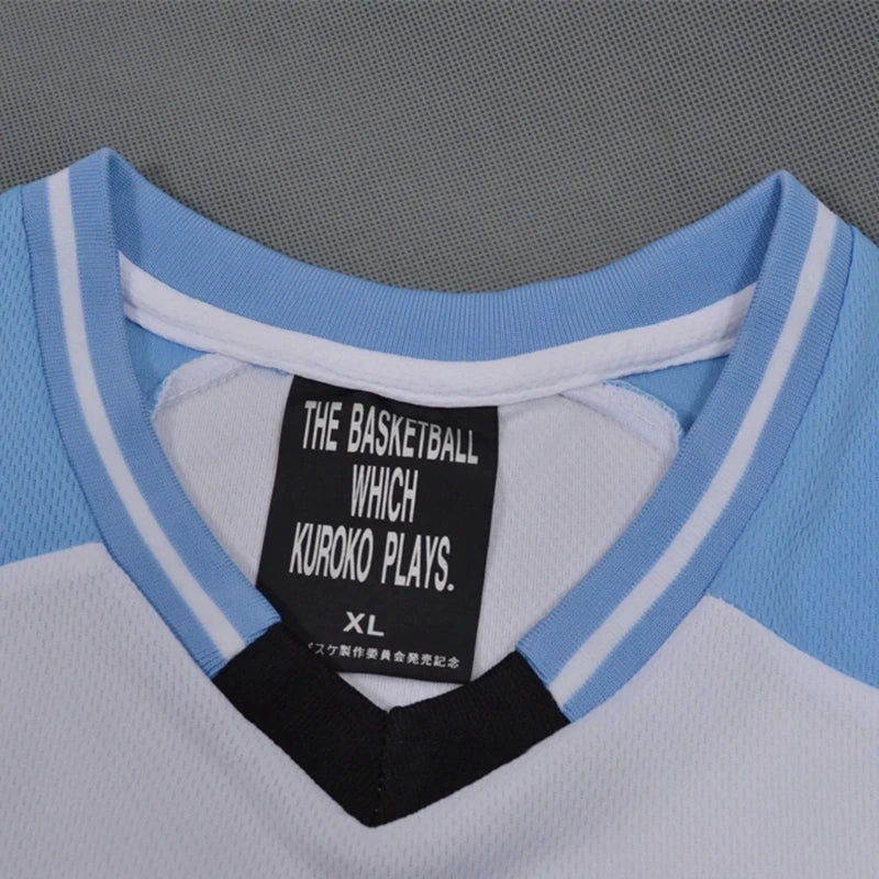 Ensemble de sport Kuroko no Basket Rakuzan | Uniforme de basket Rakuzan inspiré de l'équipe d'Akashi Seijuro. Comprend un t-shirt et un short. Parfait pour le cosplay ou les sports.