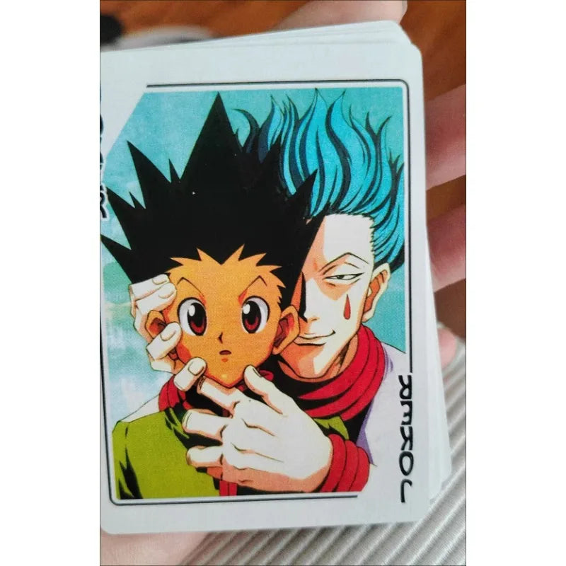Cartes à Hunter X Hunter | Jeu de cartes à jouer illustré avec les personnages de Hunter X Hunter. Idéal pour les fans de l’anime, ce jeu de cartes est un excellent accessoire pour des moments ludiques ou comme cadeau