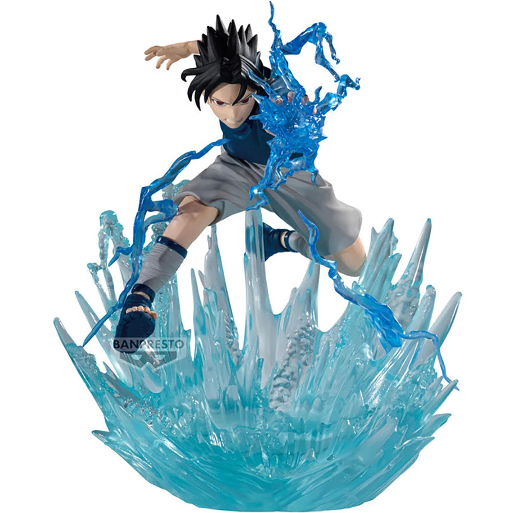Figura 12cm Bandai Banpresto Edición Combinada Batalla | Figuras de acción originales de Sasuke Uchiha y Naruto Uzumaki en pleno combate. Modelos decorativos perfectos para aficionados y niños.