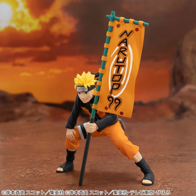 Figura Bandai Banpresto de 14-18 cm (edición NARUTOP99) Naruto | Figuras de PVC de Minato, Naruto, Shisui y Sakura. Modelos de acción ideales para colección y decoración o como regalo para fans de Naruto.
