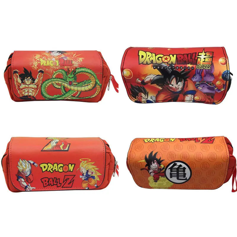 Estuche para lápices Dragon Ball | Estuche de gran capacidad con estampado del personaje DBZ. Ideal para estudiantes, ofrece un amplio espacio de almacenamiento para bolígrafos y accesorios. ¡Imprescindible para los fans de Dragon Ball!