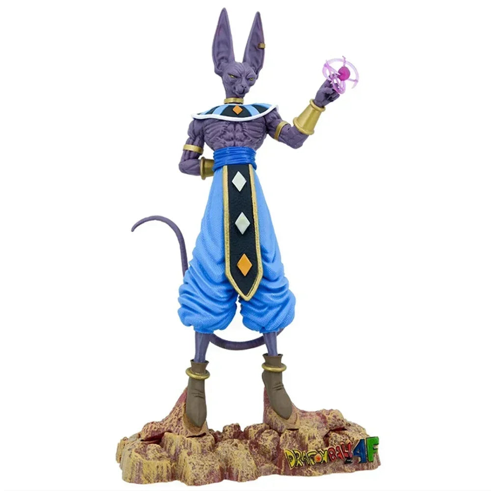 30cm Dragon Ball Figure | Beerus: Model of the God of Destruction Beerus. A great addition to any Dragon Ball Super collection, perfect for fans