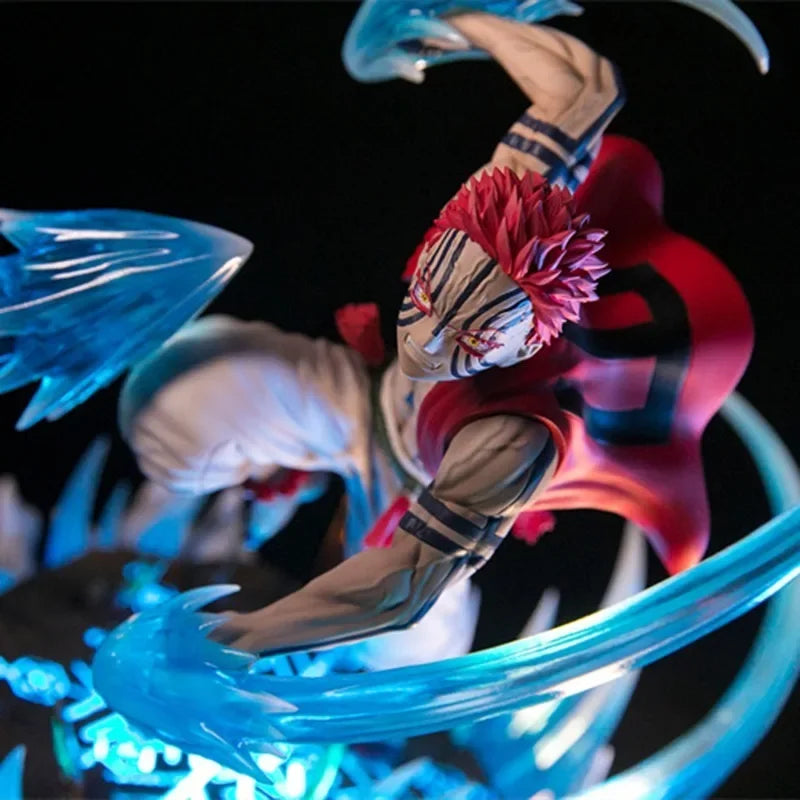 Figuras de Demon Slayer | Figuras que representan a Zenitsu, Kanroji, Akaza, Shinobu, Muichiro, Kyojuro y Kokushibo. Perfectas para decorar un escritorio o estante, estas figuras detalladas son ideales para los fanáticos de Demon Slayer.