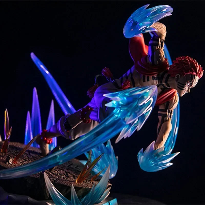 Figuras de Demon Slayer | Figuras que representan a Zenitsu, Kanroji, Akaza, Shinobu, Muichiro, Kyojuro y Kokushibo. Perfectas para decorar un escritorio o estante, estas figuras detalladas son ideales para los fanáticos de Demon Slayer.