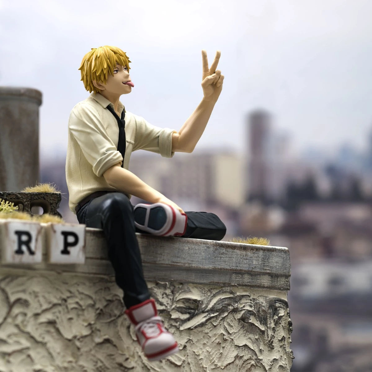 Figura de hombre de motosierra Chokonose Original SEGA PM de 14-15cm | Maquetas de PVC que representan a Power, Denji y Hayakawa Aki. Perfecto como regalo, decoración de escritorio o coleccionable para los fans del anime Chainsaw Man.