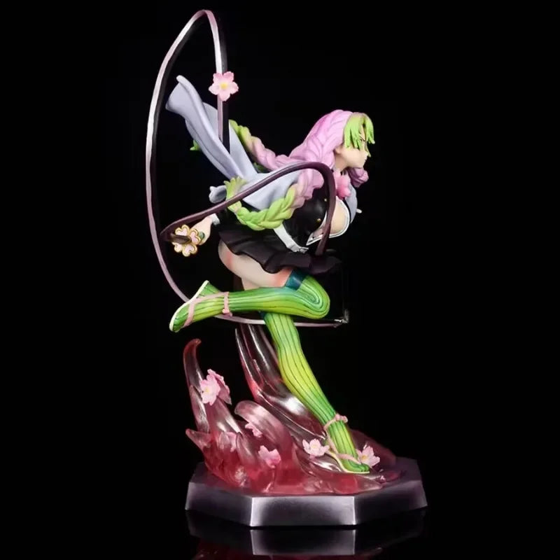 Figuras de Demon Slayer | Figuras que representan a Zenitsu, Kanroji, Akaza, Shinobu, Muichiro, Kyojuro y Kokushibo. Perfectas para decorar un escritorio o estante, estas figuras detalladas son ideales para los fanáticos de Demon Slayer.