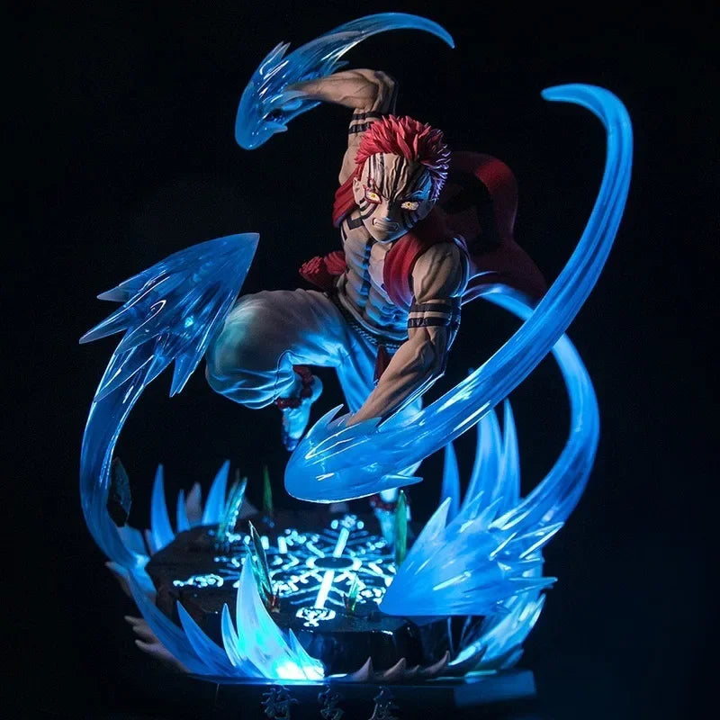 Figuras de Demon Slayer | Figuras que representan a Zenitsu, Kanroji, Akaza, Shinobu, Muichiro, Kyojuro y Kokushibo. Perfectas para decorar un escritorio o estante, estas figuras detalladas son ideales para los fanáticos de Demon Slayer.