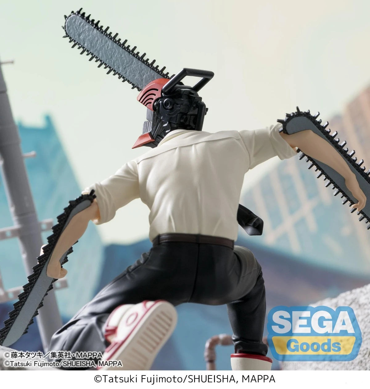 Figura de hombre de motosierra Chokonose Original SEGA PM de 14-15cm | Maquetas de PVC que representan a Power, Denji y Hayakawa Aki. Perfecto como regalo, decoración de escritorio o coleccionable para los fans del anime Chainsaw Man.