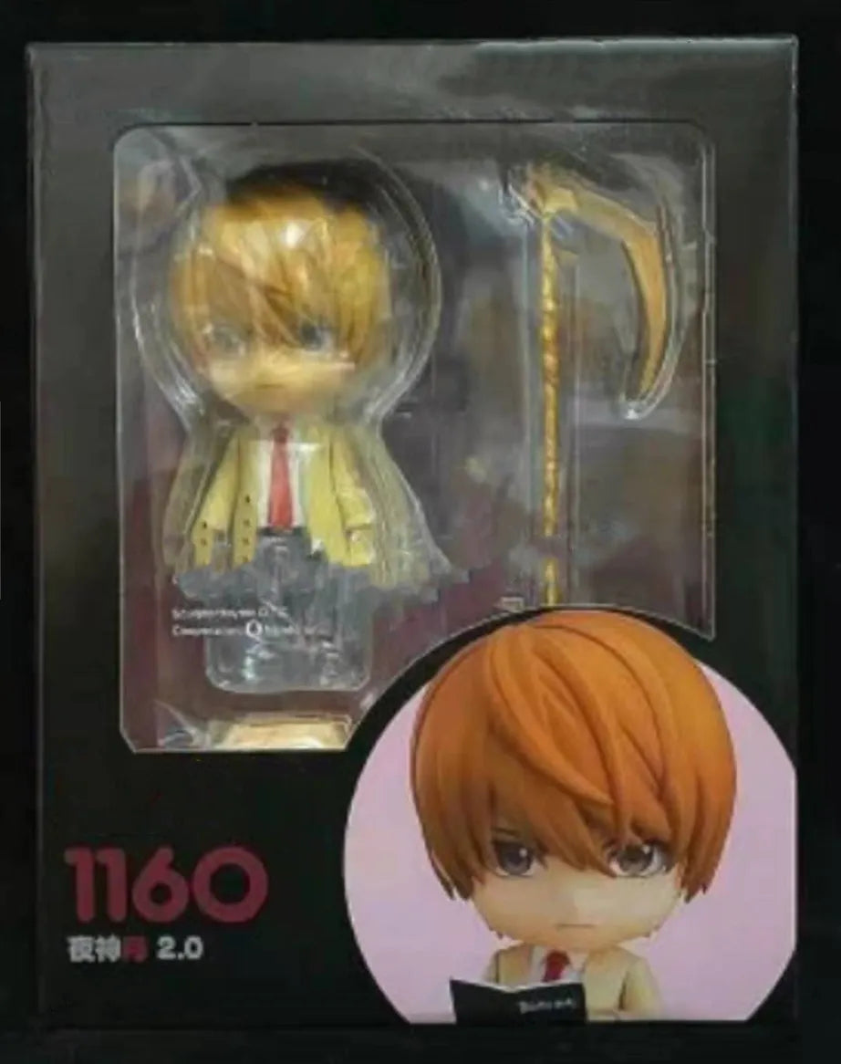 Figuras Death Note de 10 cm | Figuras de PVC de Light Yagami y L, perfectas para colecciones o fans del anime.