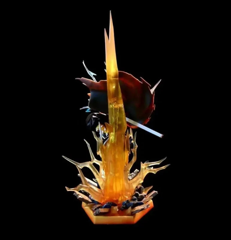 Figuras de Demon Slayer | Figuras que representan a Zenitsu, Kanroji, Akaza, Shinobu, Muichiro, Kyojuro y Kokushibo. Perfectas para decorar un escritorio o estante, estas figuras detalladas son ideales para los fanáticos de Demon Slayer.
