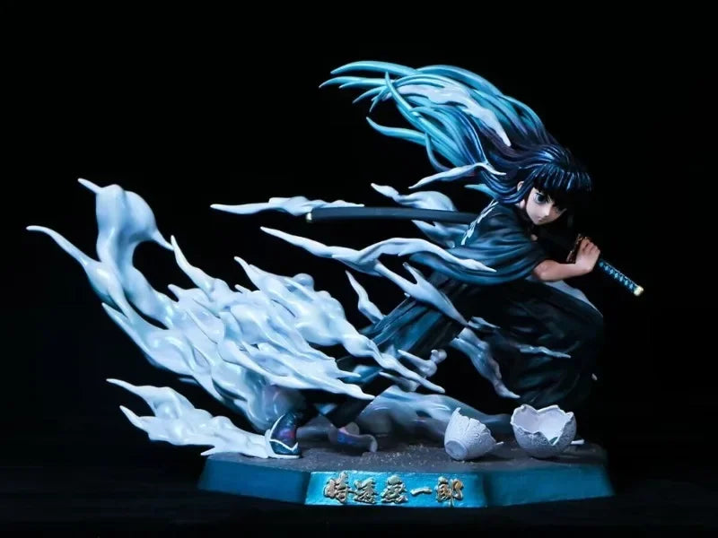 Figuras de Demon Slayer | Figuras que representan a Zenitsu, Kanroji, Akaza, Shinobu, Muichiro, Kyojuro y Kokushibo. Perfectas para decorar un escritorio o estante, estas figuras detalladas son ideales para los fanáticos de Demon Slayer.