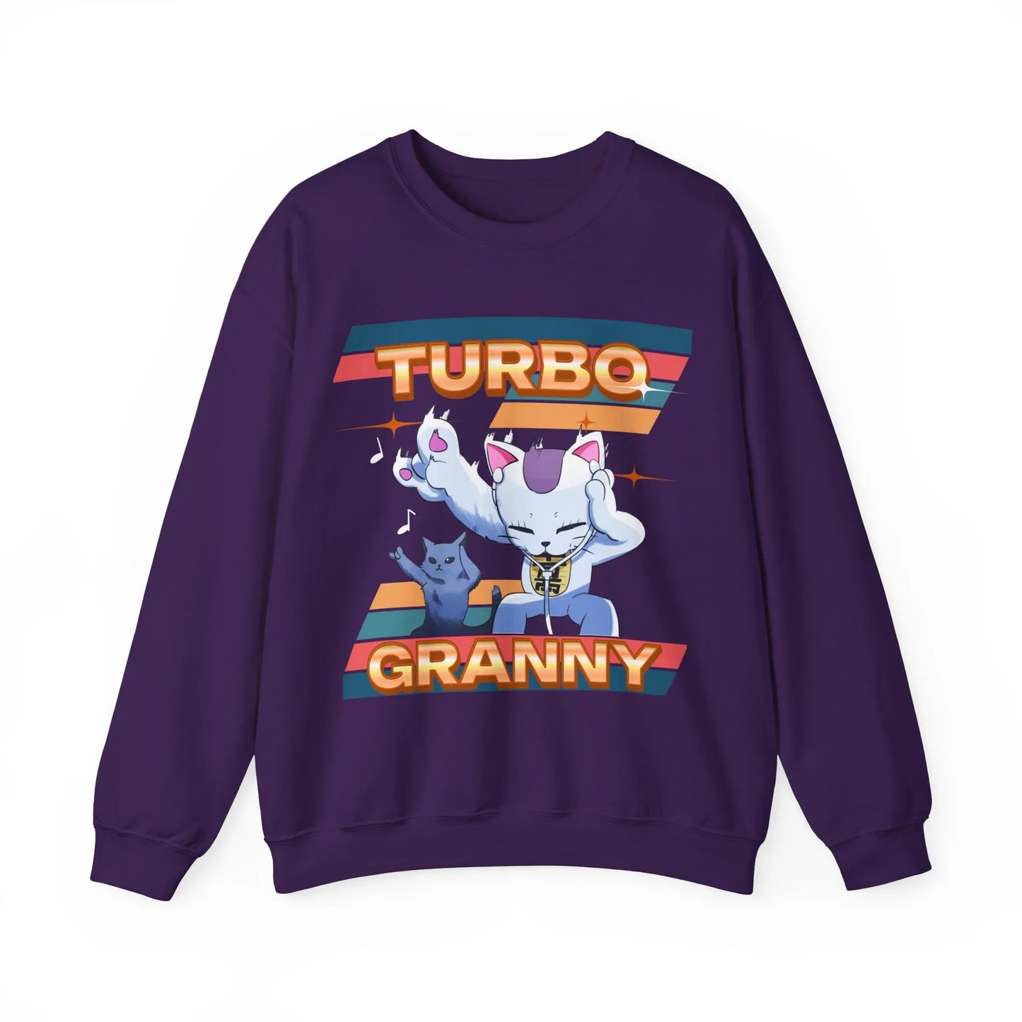 Esta sudadera unisex destaca el gato Mémé TURBO de DAN DA DAN. Diseñado para los fanáticos del anime, combina comodidad y estilo mientras expresa tu amor por esta popular serie.