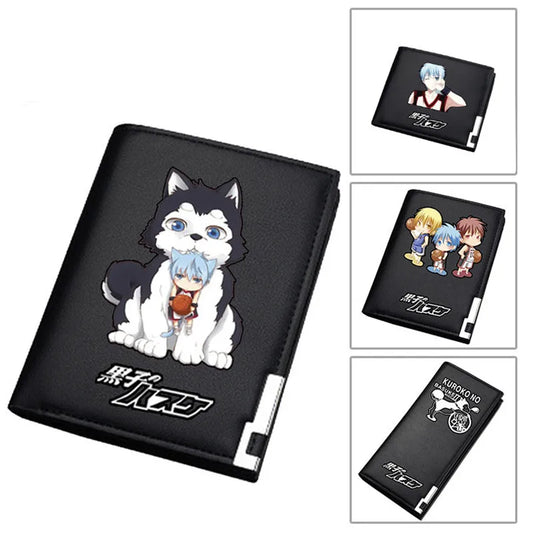 Anime Kuroko's Basketball Wallet | Short or long wallet with design inspired by the basketball anime. Ideal for students, men and women. ID card holder and practical compartments