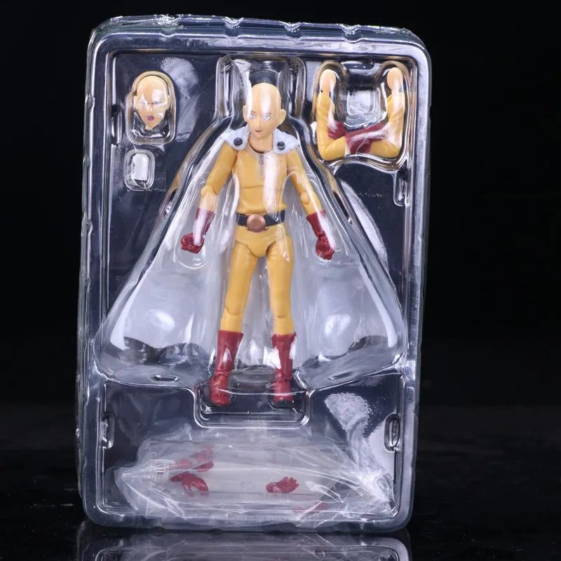 Figura Figma 310 ONE PUNCH MAN de 16 cm | Figura de PVC de Saitama (One Punch Man), modelo articulado con piezas intercambiables. Un coleccionable detallado, ideal para fans y coleccionistas del anime.