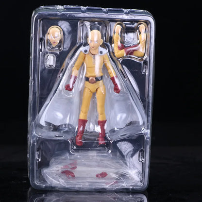 Figura Figma 310 ONE PUNCH MAN de 16 cm | Figura de PVC de Saitama (One Punch Man), modelo articulado con piezas intercambiables. Un coleccionable detallado, ideal para fans y coleccionistas del anime.
