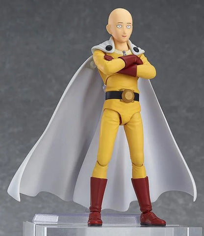 Figura Figma 310 ONE PUNCH MAN de 16 cm | Figura de PVC de Saitama (One Punch Man), modelo articulado con piezas intercambiables. Un coleccionable detallado, ideal para fans y coleccionistas del anime.