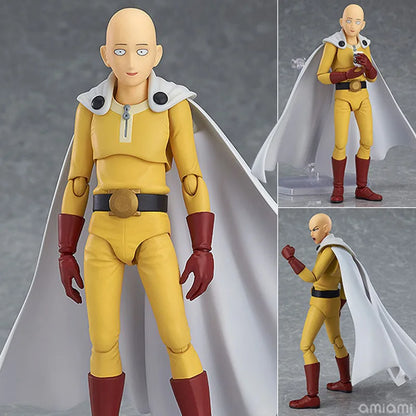 Figura Figma 310 ONE PUNCH MAN de 16 cm | Figura de PVC de Saitama (One Punch Man), modelo articulado con piezas intercambiables. Un coleccionable detallado, ideal para fans y coleccionistas del anime.