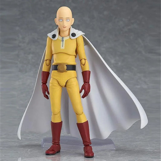 Figura Figma 310 ONE PUNCH MAN de 16 cm | Figura de PVC de Saitama (One Punch Man), modelo articulado con piezas intercambiables. Un coleccionable detallado, ideal para fans y coleccionistas del anime.