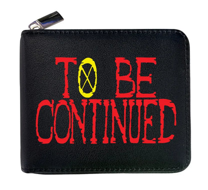 Cartera de cuero con cremallera de una pieza de 12 * 10 cm. Esta billetera de cuero presenta las iniciales de personajes icónicos de One Piece, combinando estilo y funcionalidad. 