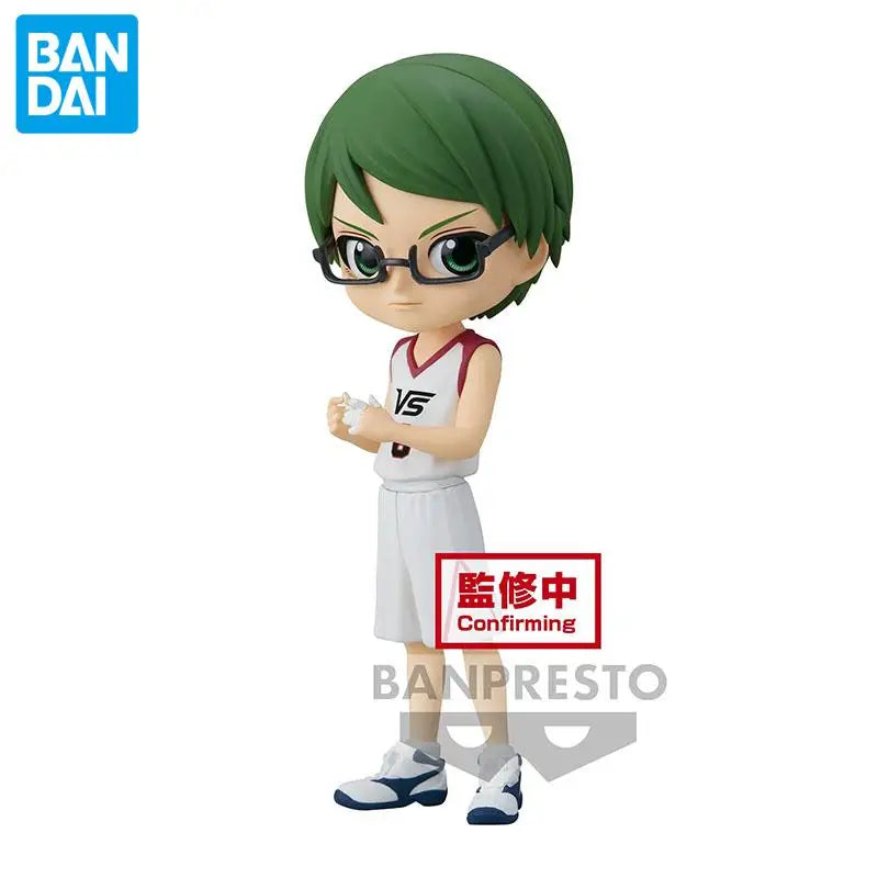 Figura de baloncesto Original Bandai Q posket Kuroko de 14cm | Akashi Seijuro y Midorima Shintaro. Auténtico modelo en caja, ideal para regalo o para coleccionistas de anime.