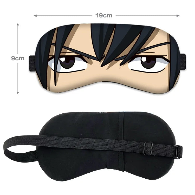 Masque de sommeil Fairy Tail, un bandeau doux et créatif pour les yeux. Idéal pour les siestes et pour protéger vos yeux, parfait pour les fans d'anime !