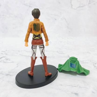 Figuras de Ataque a los Titanes de 16 cm | Figuras coleccionables que representan a Eren, Mikasa y Levi de Attack on Titan. Ideales para fanáticos y coleccionistas, estos modelos detallados traen el mundo del anime a tu espacio. 