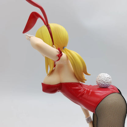 Figura de cola de hada de 38 cm | Figura de PVC de Lucy Heartfilia disfrazada de conejita. Esta figura detallada ofrece un diseño premium. Un modelo de colección perfecto para fans.