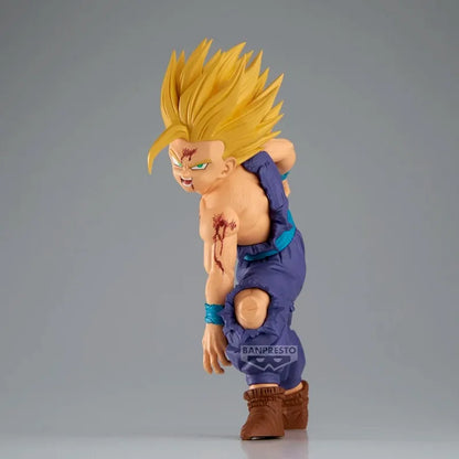 10-13cm Figurine Dragon Ball Z | Figurine officielle Banpresto de la gamme Match Makers représentant Gohan affrontant Cell. Modèle en PVC détaillé, idéal pour les collectionneurs et fans de DBZ