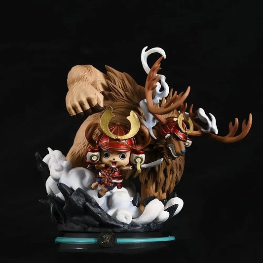 14cm Figurine One Piece | Figurine représentant Chopper dans sa tenue de l’arc Wano Onigashima. Idéale pour les fans de One Piece et les collectionneurs d’objets kawaii !