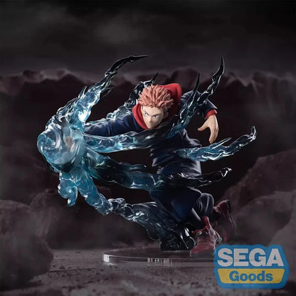 Figura Original genuina de SEGA Jujutsu Kaisen de 19cm | Figura de PVC que representa a Yuji Itadori en acción. Un modelo ideal para coleccionistas y fans del anime, perfecto como regalo o decoración.
