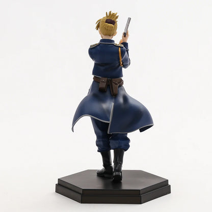 17cm Figurine Fullmetal Alchemist | Figurines POP UP PARADE détaillées de Roy Mustang et Riza Hawkeye. Idéal pour les fans et collectionnuers de l'anime