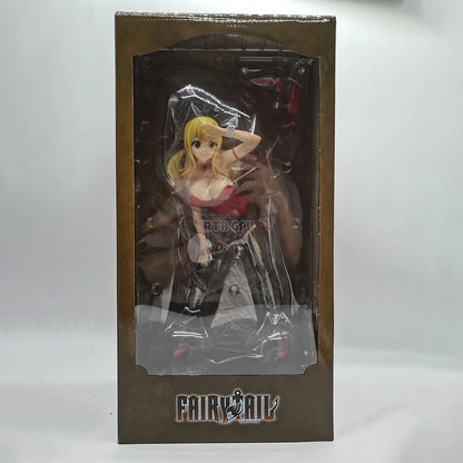 Figura de cola de hada de 38 cm | Figura de PVC de Lucy Heartfilia disfrazada de conejita. Esta figura detallada ofrece un diseño premium. Un modelo de colección perfecto para fans.