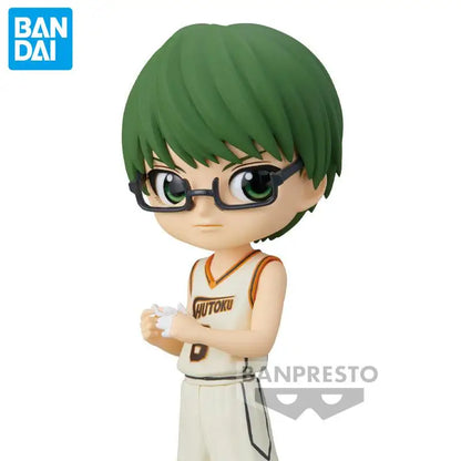 Figura de baloncesto Original Bandai Q posket Kuroko de 14cm | Akashi Seijuro y Midorima Shintaro. Auténtico modelo en caja, ideal para regalo o para coleccionistas de anime.