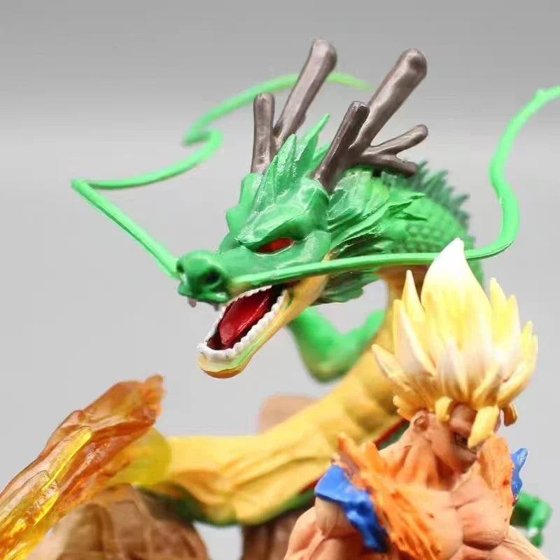 23cm Figurine Dragon Ball | Son Goku, Freezer, Cell, Boo et Shenron en action. Statue détaillée, parfaite pour les collectionneurs et les fans. Idéal comme cadeau