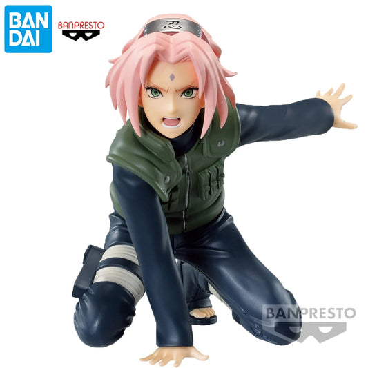 Figura Bandai Banpresto de 12 cm (Edición Panel Spectacle) Naruto Shippûden | Figura de colección que representa a Haruno Sakura. Un modelo detallado y dinámico, perfecto para fans del anime y como regalo para niños.