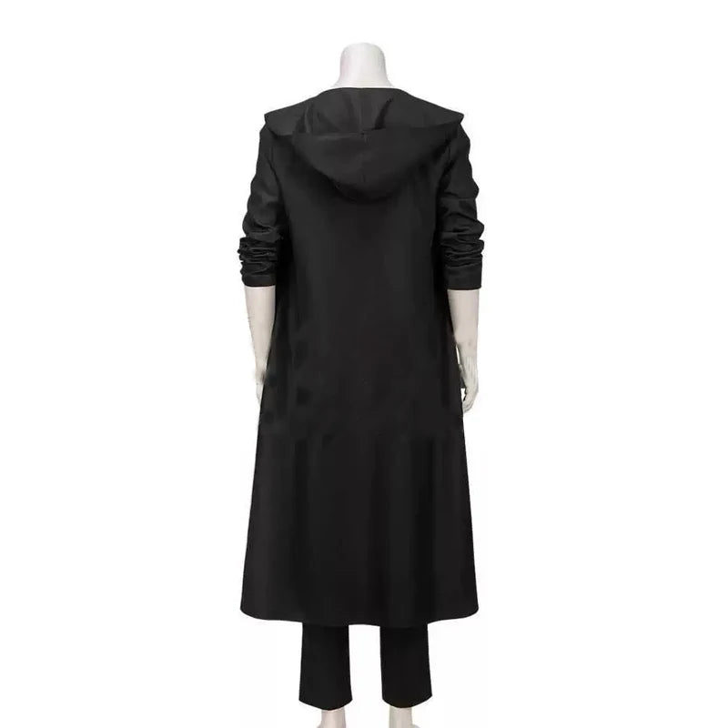 Solo Leveling - Costume de Cosplay Jinwoo Sung | Perruque et manteau noir long inspirés de l'Arise From The Shadow Hunter. Parfait pour les fans d'anime et les événements cosplay