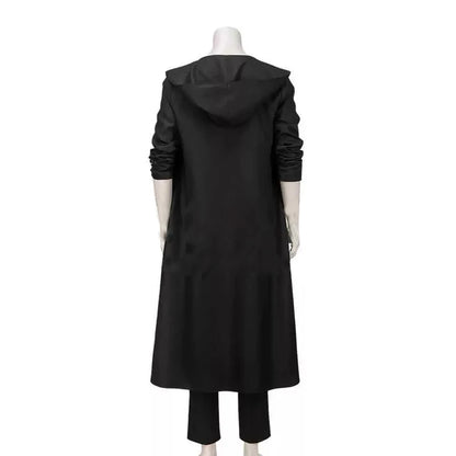 Solo Leveling - Costume de Cosplay Jinwoo Sung | Perruque et manteau noir long inspirés de l'Arise From The Shadow Hunter. Parfait pour les fans d'anime et les événements cosplay