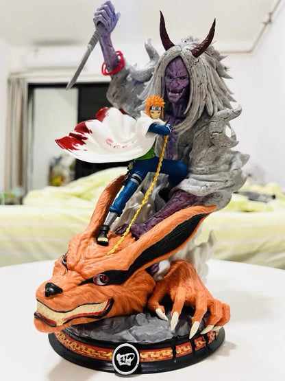 28cm Figurine Naruto | Namikaze Minato Statue de collection représentant le Yondaime Hokage, Minato Namikaze. Parfaite pour les fans et collectionneurs