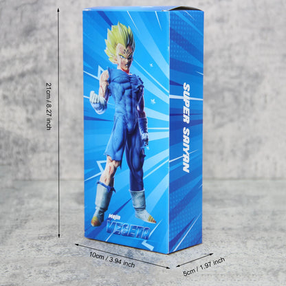 20cm Figurine Dragon Ball | Majin Vegeta Super Saiyan. Ajoutez cette pièce emblématique à votre collection ou offrez-la en cadeau à un passionné de Dragon Ball !